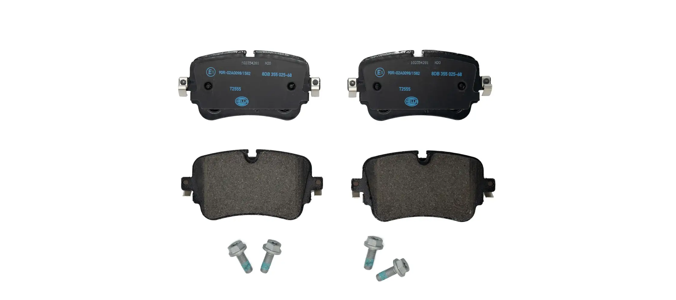 Bremsbelagsatz, Scheibenbremse HELLA 8DB 355 025-681