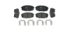 Bremsbelagsatz, Scheibenbremse Vorderachse HELLA 8DB 355 025-791