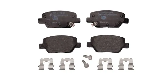 Bremsbelagsatz, Scheibenbremse HELLA 8DB 355 025-861 Bild Bremsbelagsatz, Scheibenbremse HELLA 8DB 355 025-861