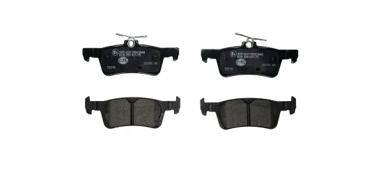 Bremsbelagsatz, Scheibenbremse Hinterachse HELLA 8DB 355 031-761 Bild Bremsbelagsatz, Scheibenbremse Hinterachse HELLA 8DB 355 031-761