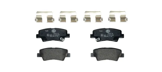 Bremsbelagsatz, Scheibenbremse HELLA 8DB 355 031-821 Bild Bremsbelagsatz, Scheibenbremse HELLA 8DB 355 031-821