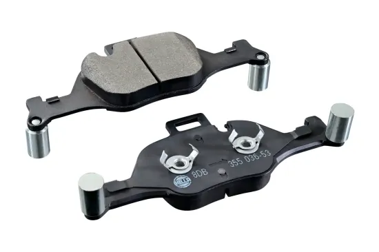 Bremsbelagsatz, Scheibenbremse Vorderachse HELLA 8DB 355 036-531 Bild Bremsbelagsatz, Scheibenbremse Vorderachse HELLA 8DB 355 036-531