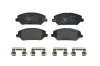 Bremsbelagsatz, Scheibenbremse Vorderachse HELLA 8DB 355 037-881 Bild Bremsbelagsatz, Scheibenbremse Vorderachse HELLA 8DB 355 037-881