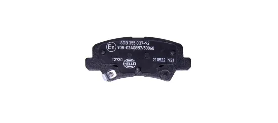 Bremsbelagsatz, Scheibenbremse HELLA 8DB 355 037-921 Bild Bremsbelagsatz, Scheibenbremse HELLA 8DB 355 037-921