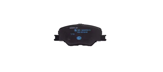 Bremsbelagsatz, Scheibenbremse Vorderachse HELLA 8DB 355 039-061 Bild Bremsbelagsatz, Scheibenbremse Vorderachse HELLA 8DB 355 039-061