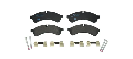 Bremsbelagsatz, Scheibenbremse Hinterachse HELLA 8DB 355 039-251 Bild Bremsbelagsatz, Scheibenbremse Hinterachse HELLA 8DB 355 039-251