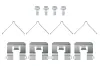 Bremsbelagsatz, Scheibenbremse Hinterachse HELLA 8DB 355 039-391 Bild Bremsbelagsatz, Scheibenbremse Hinterachse HELLA 8DB 355 039-391