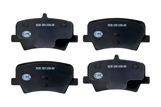 Bremsbelagsatz, Scheibenbremse Hinterachse HELLA 8DB 355 039-391 Bild Bremsbelagsatz, Scheibenbremse Hinterachse HELLA 8DB 355 039-391
