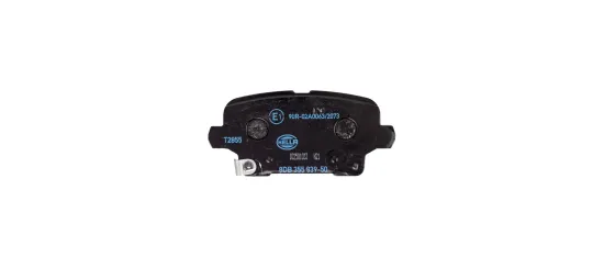 Bremsbelagsatz, Scheibenbremse Hinterachse HELLA 8DB 355 039-501 Bild Bremsbelagsatz, Scheibenbremse Hinterachse HELLA 8DB 355 039-501