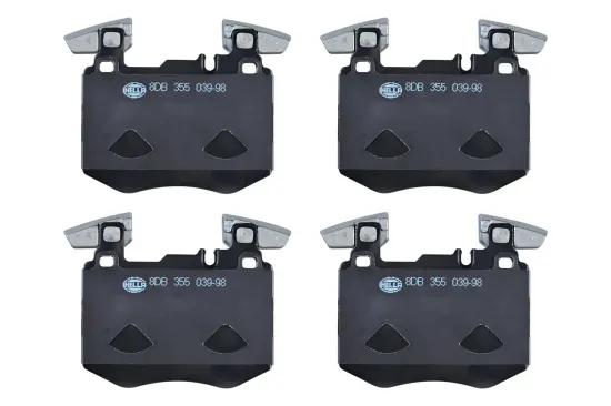 Bremsbelagsatz, Scheibenbremse Vorderachse HELLA 8DB 355 039-981 Bild Bremsbelagsatz, Scheibenbremse Vorderachse HELLA 8DB 355 039-981