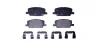 Bremsbelagsatz, Scheibenbremse Vorderachse HELLA 8DB 355 040-001