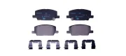 Bremsbelagsatz, Scheibenbremse Vorderachse HELLA 8DB 355 040-001