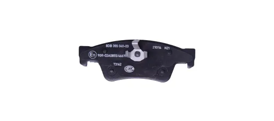 Bremsbelagsatz, Scheibenbremse Hinterachse HELLA 8DB 355 040-031 Bild Bremsbelagsatz, Scheibenbremse Hinterachse HELLA 8DB 355 040-031