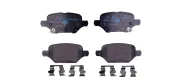 Bremsbelagsatz, Scheibenbremse Hinterachse HELLA 8DB 355 040-181
