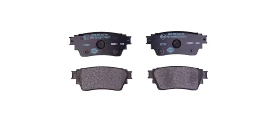 Bremsbelagsatz, Scheibenbremse HELLA 8DB 355 040-501 Bild Bremsbelagsatz, Scheibenbremse HELLA 8DB 355 040-501