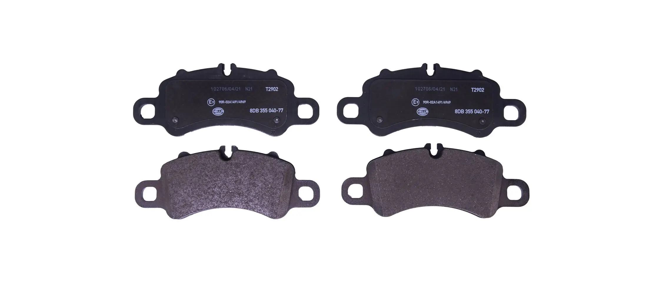 Bremsbelagsatz, Scheibenbremse HELLA 8DB 355 040-771