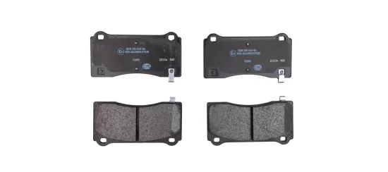 Bremsbelagsatz, Scheibenbremse HELLA 8DB 355 040-861 Bild Bremsbelagsatz, Scheibenbremse HELLA 8DB 355 040-861