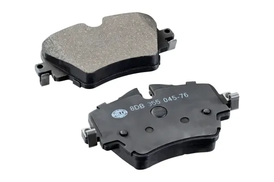 Bremsbelagsatz, Scheibenbremse Vorderachse HELLA 8DB 355 045-761 Bild Bremsbelagsatz, Scheibenbremse Vorderachse HELLA 8DB 355 045-761