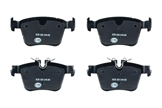 Bremsbelagsatz, Scheibenbremse Hinterachse HELLA 8DB 355 045-981 Bild Bremsbelagsatz, Scheibenbremse Hinterachse HELLA 8DB 355 045-981