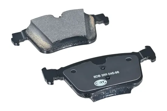 Bremsbelagsatz, Scheibenbremse Hinterachse HELLA 8DB 355 045-981 Bild Bremsbelagsatz, Scheibenbremse Hinterachse HELLA 8DB 355 045-981