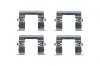 Bremsbelagsatz, Scheibenbremse Vorderachse HELLA 8DB 355 046-911 Bild Bremsbelagsatz, Scheibenbremse Vorderachse HELLA 8DB 355 046-911