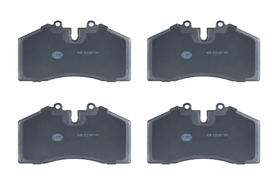 Bremsbelagsatz, Scheibenbremse Vorderachse HELLA 8DB 355 047-591 Bild Bremsbelagsatz, Scheibenbremse Vorderachse HELLA 8DB 355 047-591