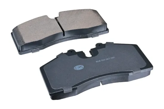 Bremsbelagsatz, Scheibenbremse Vorderachse HELLA 8DB 355 047-591 Bild Bremsbelagsatz, Scheibenbremse Vorderachse HELLA 8DB 355 047-591