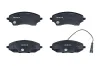 Bremsbelagsatz, Scheibenbremse Hinterachse HELLA 8DB 355 047-641 Bild Bremsbelagsatz, Scheibenbremse Hinterachse HELLA 8DB 355 047-641