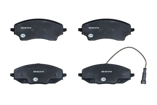 Bremsbelagsatz, Scheibenbremse Hinterachse HELLA 8DB 355 047-641 Bild Bremsbelagsatz, Scheibenbremse Hinterachse HELLA 8DB 355 047-641