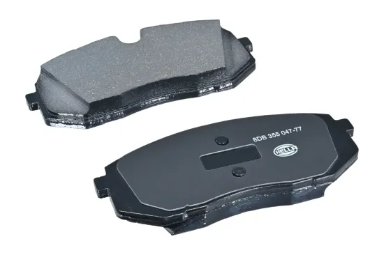 Bremsbelagsatz, Scheibenbremse Vorderachse HELLA 8DB 355 047-771 Bild Bremsbelagsatz, Scheibenbremse Vorderachse HELLA 8DB 355 047-771