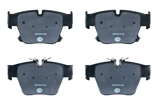 Bremsbelagsatz, Scheibenbremse Hinterachse HELLA 8DB 355 047-821 Bild Bremsbelagsatz, Scheibenbremse Hinterachse HELLA 8DB 355 047-821