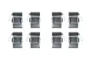 Bremsbelagsatz, Scheibenbremse Hinterachse HELLA 8DB 355 047-841 Bild Bremsbelagsatz, Scheibenbremse Hinterachse HELLA 8DB 355 047-841