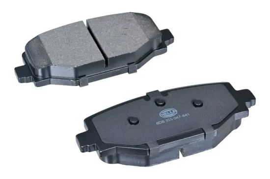 Bremsbelagsatz, Scheibenbremse Hinterachse HELLA 8DB 355 047-841 Bild Bremsbelagsatz, Scheibenbremse Hinterachse HELLA 8DB 355 047-841