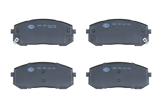 Bremsbelagsatz, Scheibenbremse Vorderachse HELLA 8DB 355 047-851 Bild Bremsbelagsatz, Scheibenbremse Vorderachse HELLA 8DB 355 047-851
