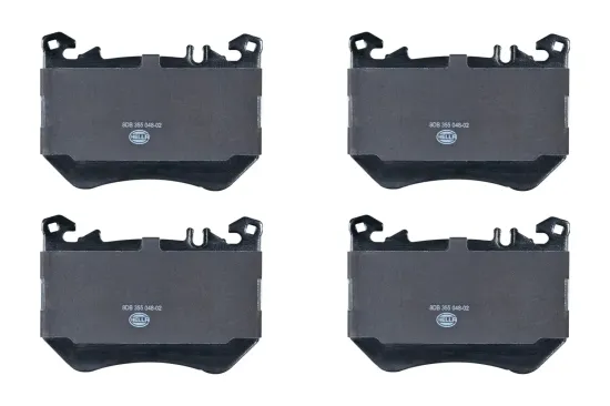 Bremsbelagsatz, Scheibenbremse Vorderachse HELLA 8DB 355 048-021 Bild Bremsbelagsatz, Scheibenbremse Vorderachse HELLA 8DB 355 048-021