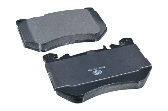 Bremsbelagsatz, Scheibenbremse Vorderachse HELLA 8DB 355 048-021 Bild Bremsbelagsatz, Scheibenbremse Vorderachse HELLA 8DB 355 048-021