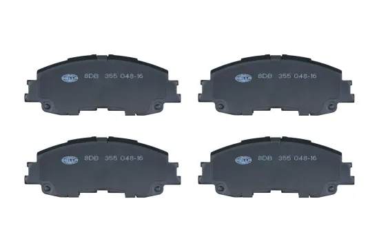 Bremsbelagsatz, Scheibenbremse Vorderachse HELLA 8DB 355 048-161 Bild Bremsbelagsatz, Scheibenbremse Vorderachse HELLA 8DB 355 048-161
