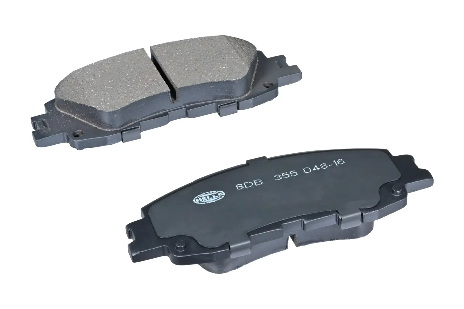Bremsbelagsatz, Scheibenbremse Vorderachse HELLA 8DB 355 048-161