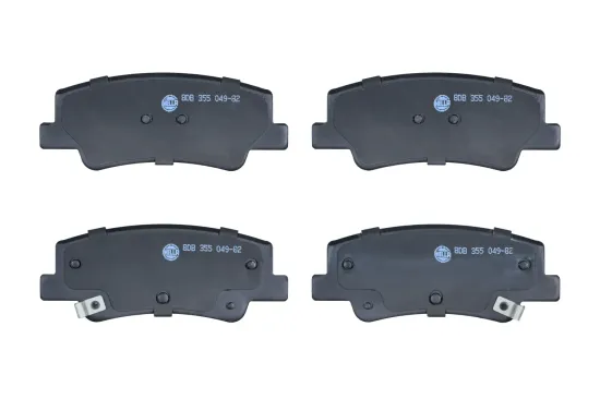 Bremsbelagsatz, Scheibenbremse Hinterachse HELLA 8DB 355 049-821 Bild Bremsbelagsatz, Scheibenbremse Hinterachse HELLA 8DB 355 049-821