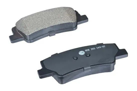 Bremsbelagsatz, Scheibenbremse Hinterachse HELLA 8DB 355 049-821 Bild Bremsbelagsatz, Scheibenbremse Hinterachse HELLA 8DB 355 049-821