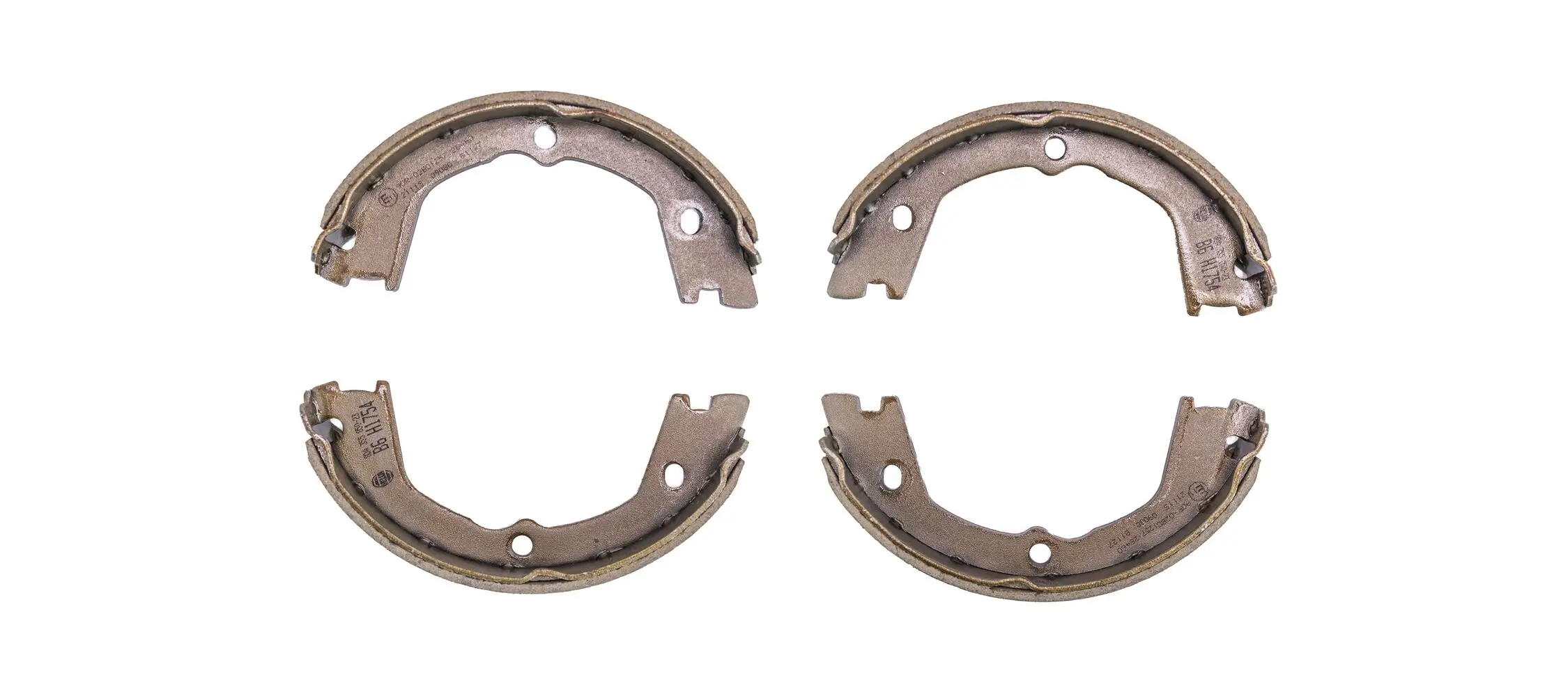 Bremsbackensatz, Feststellbremse Hinterachse HELLA 8DA 355 050-231