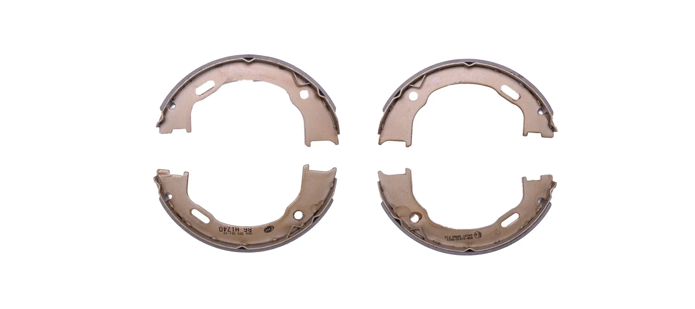 Bremsbackensatz, Feststellbremse Hinterachse HELLA 8DA 355 051-241