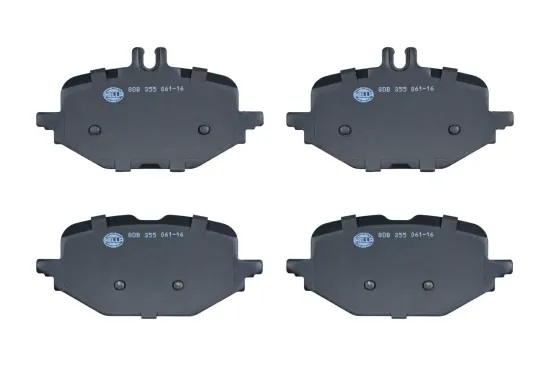 Bremsbelagsatz, Scheibenbremse Hinterachse HELLA 8DB 355 061-161 Bild Bremsbelagsatz, Scheibenbremse Hinterachse HELLA 8DB 355 061-161