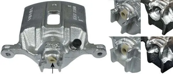 Bremssattel Vorderachse rechts HELLA 8AC 355 388-341