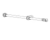 Bremsschlauch Vorderachse links HELLA 8AH 355 467-821
