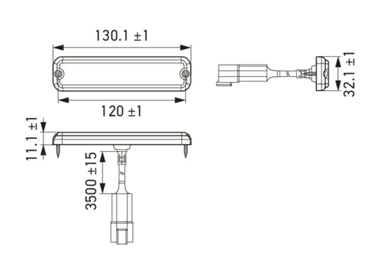 Warnleuchte 12 V 24 V HELLA 2XD 357 562-211 Bild Warnleuchte 12 V 24 V HELLA 2XD 357 562-211