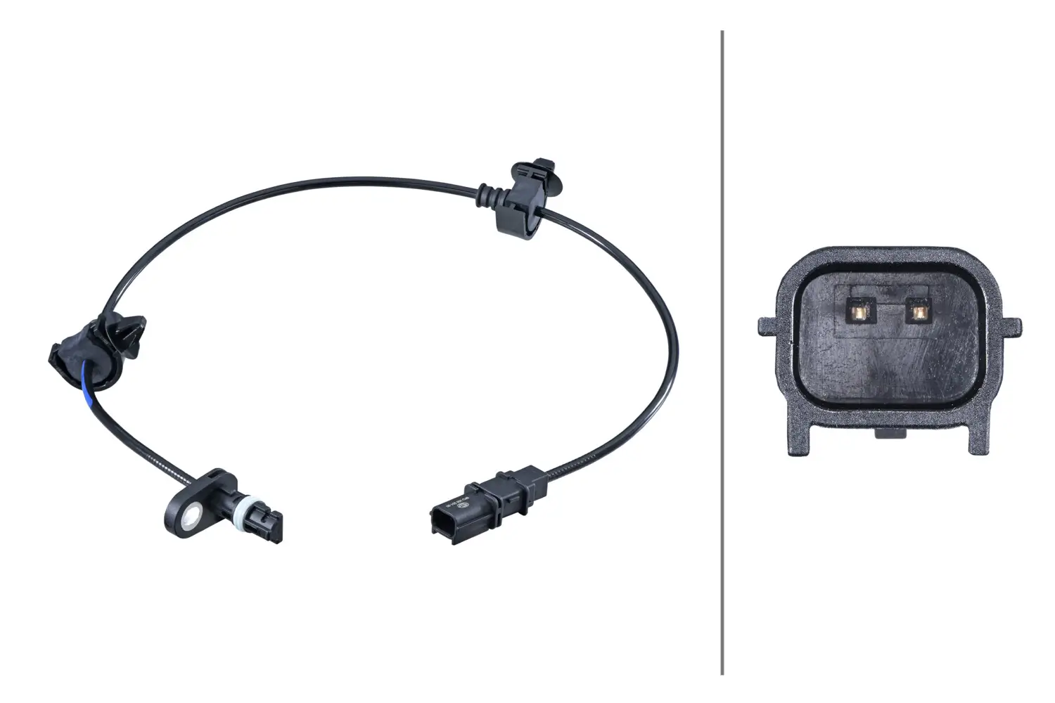 Sensor, Raddrehzahl Hinterachse links HELLA 6PU 358 251-201