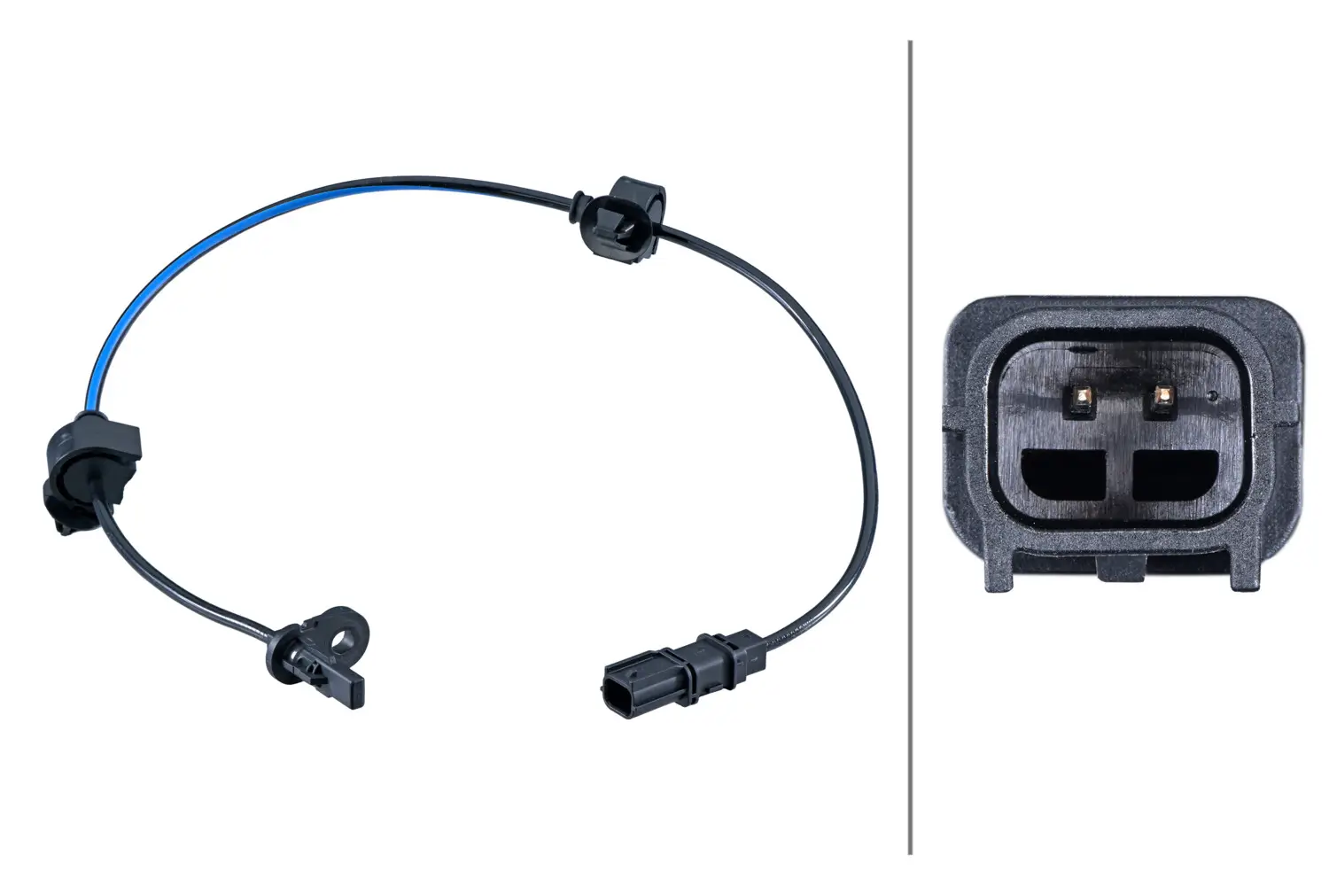 Sensor, Raddrehzahl Hinterachse HELLA 6PU 358 251-411