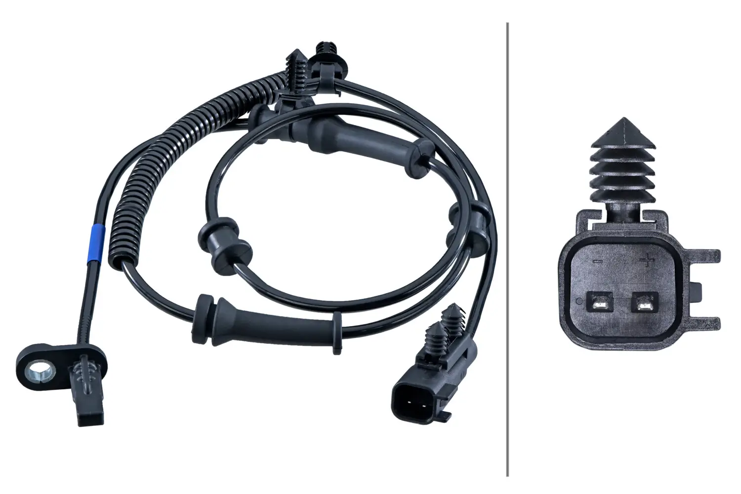 Sensor, Raddrehzahl Vorderachse HELLA 6PU 358 251-541