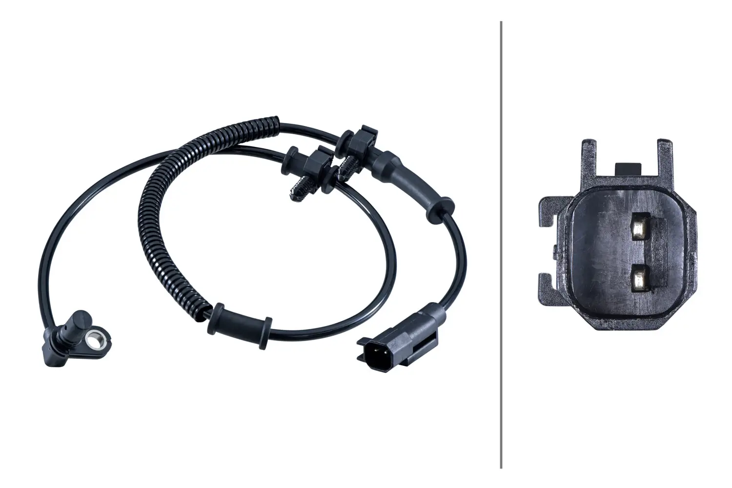 Sensor, Raddrehzahl vorne HELLA 6PU 358 268-301